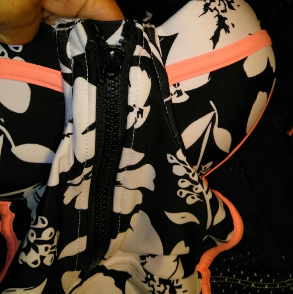 Peach Lined Floral Vixen Piece
